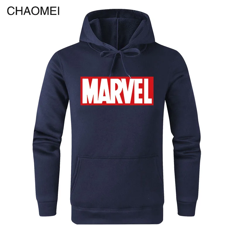 Кофты с капюшоном "Marvel" Новая мода мужской, с длинными рукавами Повседневная мужская Толстовка Marvel Мужские Женские топы классные пуловеры толстовка C117 - Цвет: 7