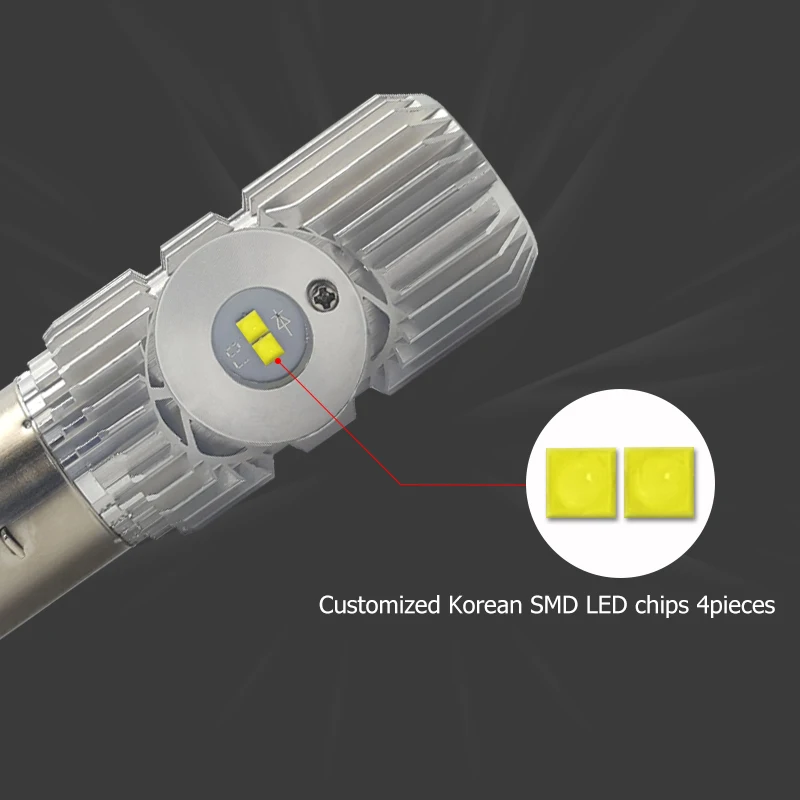 Лампа CNSUNNY светодиодсветодиодный для мотоцикла 1100 лм H4 P43t HS1 BA20D|light moto|light led h4light |