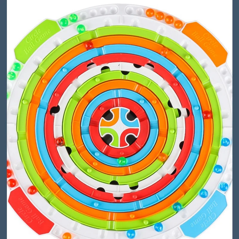 

Children Circle Ball Game Puzzle Line Strategy Board Game Family Interactive Thinking Training Toy
