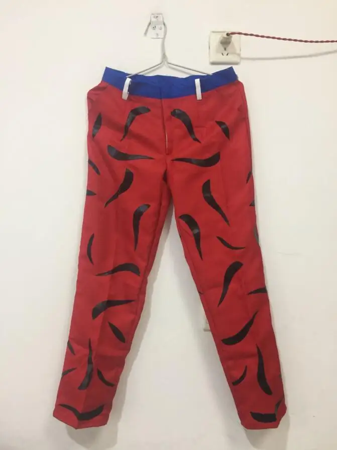 Only Pant JoJo невероятное приключение Золотой ветер Гвидо Mista Косплей Костюм мужской, спортивный костюм, одежда, костюм на Хеллоуин адаптируемые под требования заказчика - Color: Only Pant