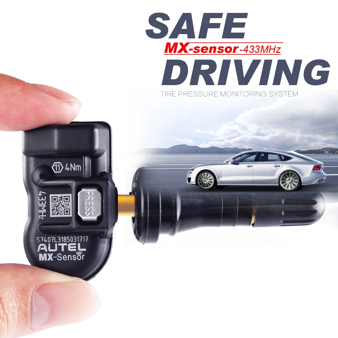 Датчик TPMS AUTEL 433 МГц для адаптации TS501 TS508 программируемый Аксессуары автомобилей