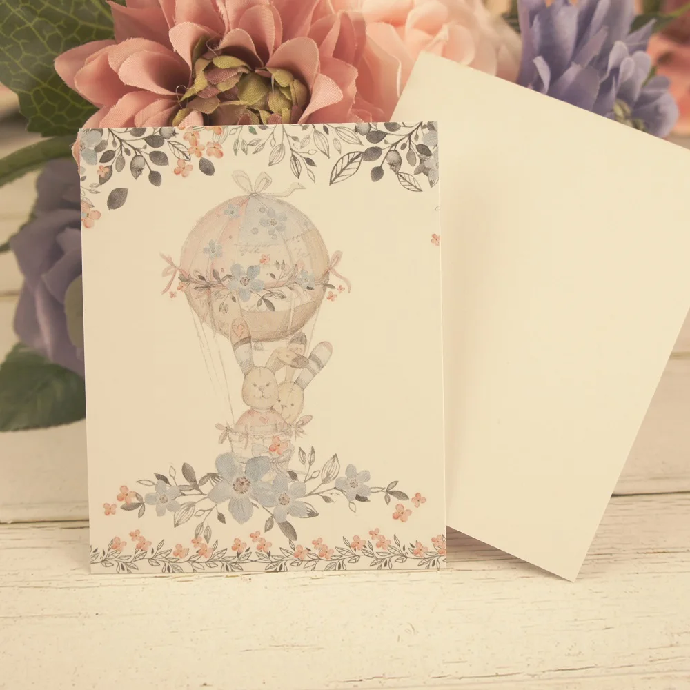 Мульти использование 50 шт Мини кролик с другом в воздушном шаре стиль