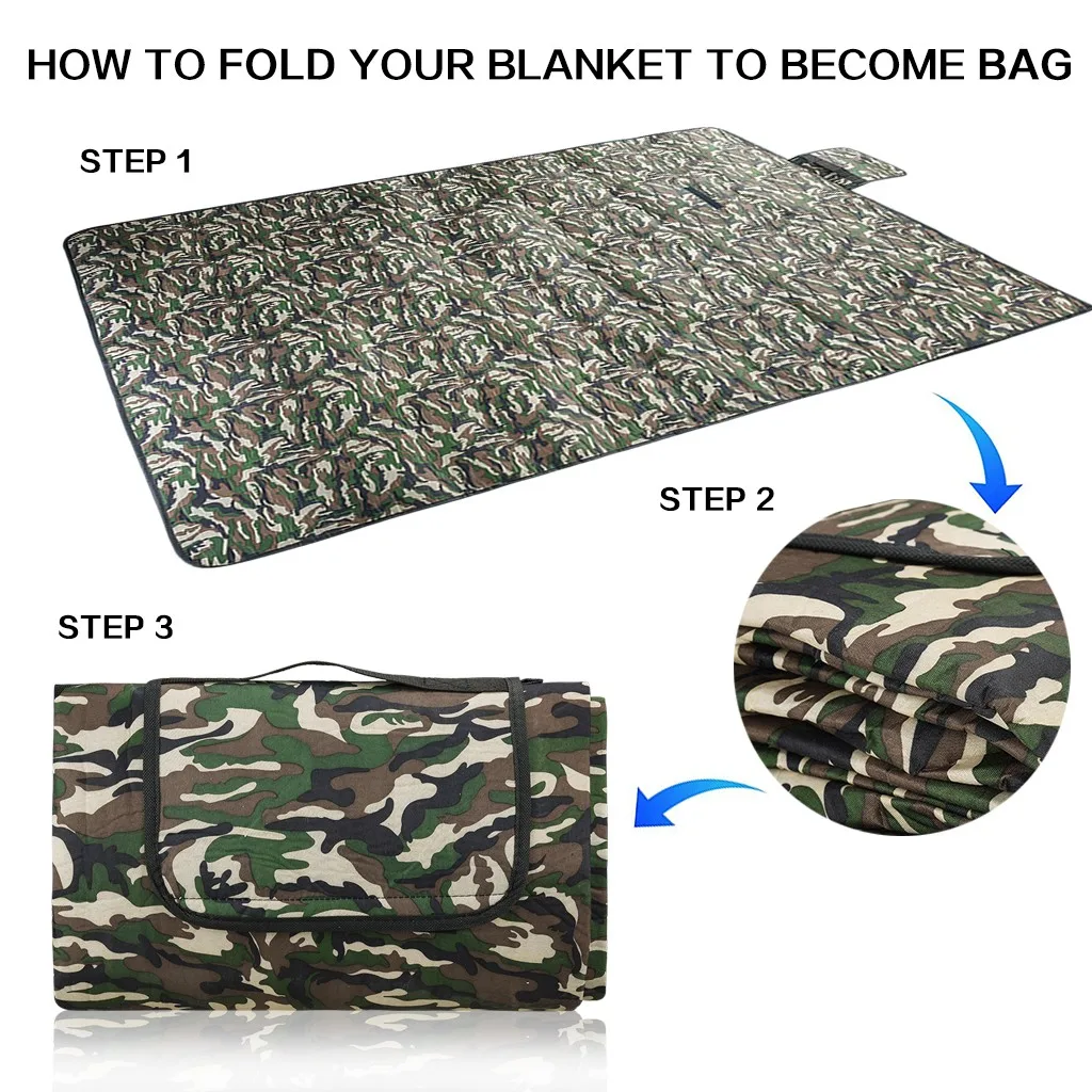 Складной Водонепроницаемый Пляжный коврик изящная изоляция устойчивый к песку