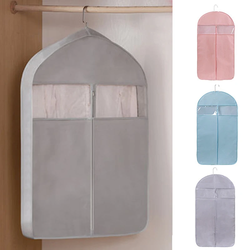 Трехмерный чехол для платьев одежды на молнии с прозрачным окошком защитная