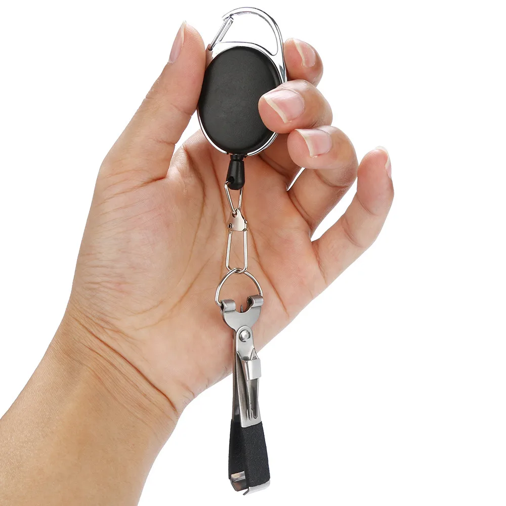 

2021top home decor 4 In 1 Quick Knot Cutter Nippers Snip Tying Tool Nail Clippers Line With Zinger
