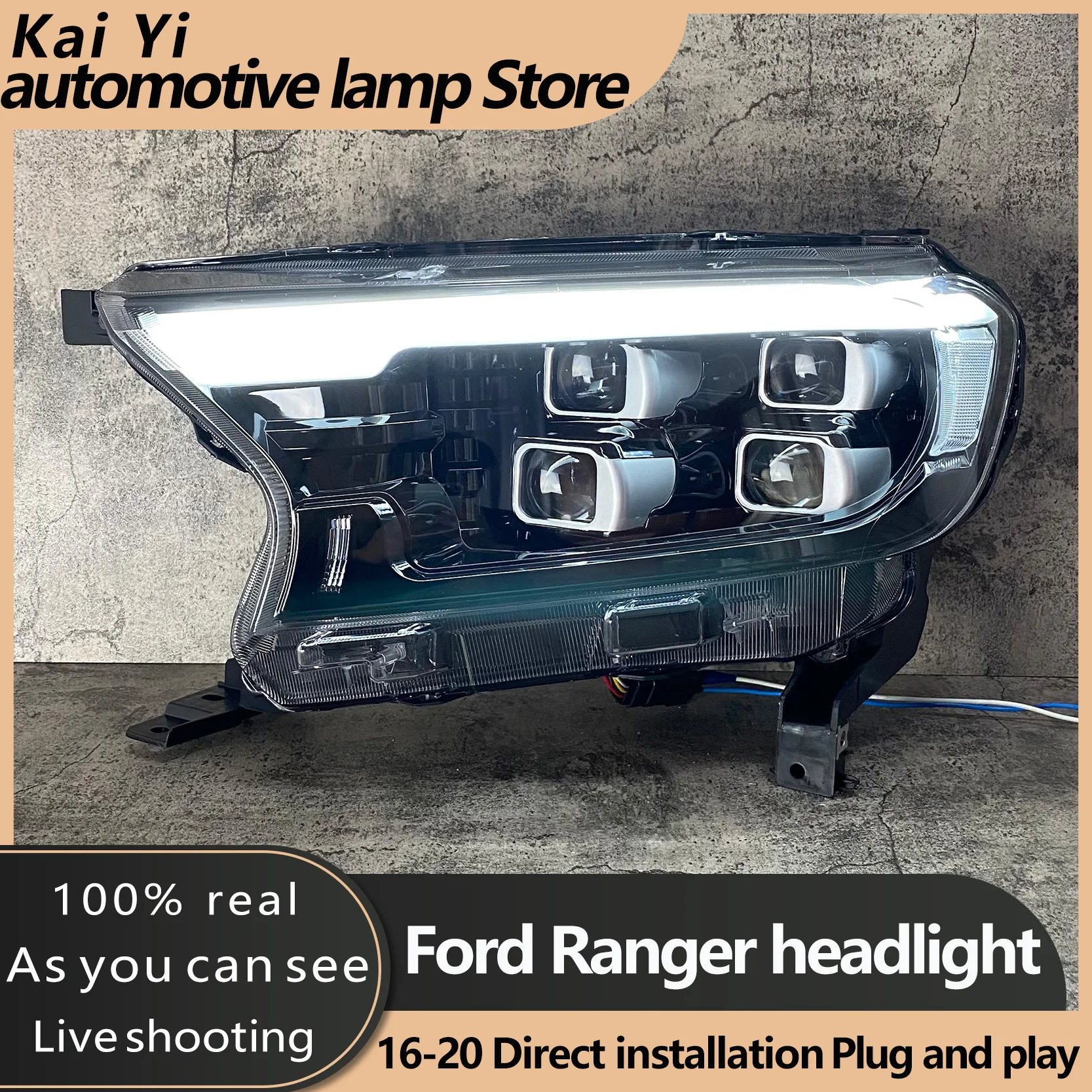 

Vland Car Lamp Assembly For Ranger 2015 2016 2017 2018 2019 2020 T6 T7 Headlights Full LED Front Lights Dynamic Turn Signal