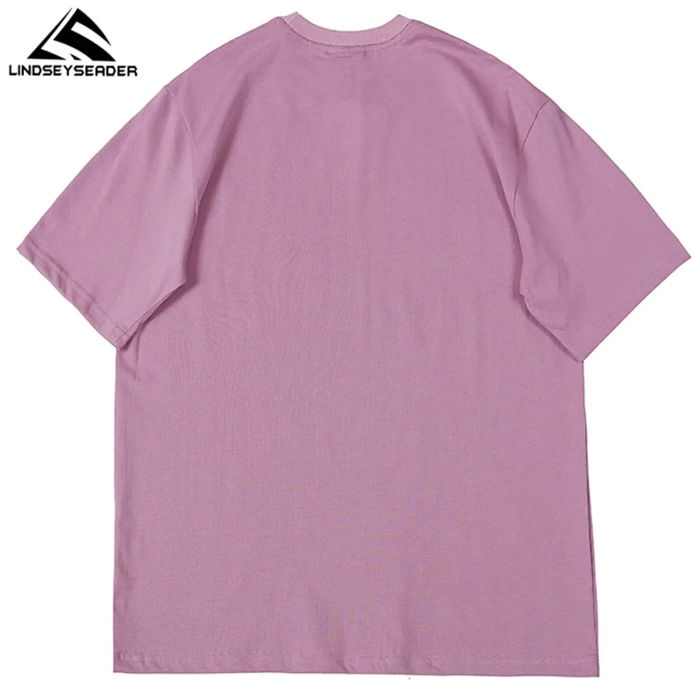 

LINDSEY SEADER Men's T-shirt Hip Hop Oversized Print 2021 Casual Harajuku Streetwear Summer Short Sleeve cotton Tops Tee Tshirt