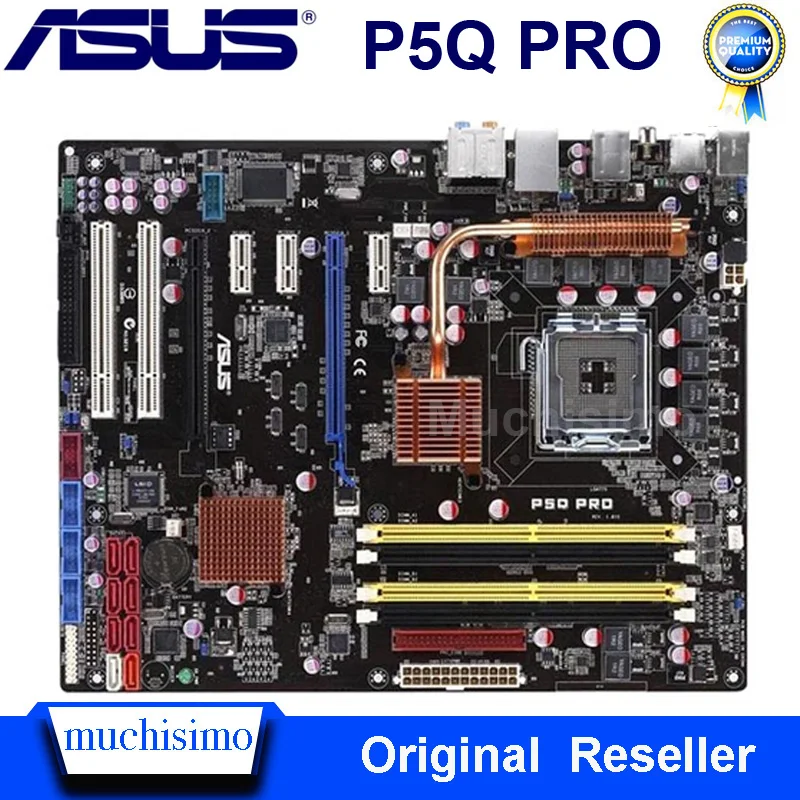Материнская плата LGA775 ASUS P5Q PRO б/у разъем LGA 775 DDR2 | Компьютеры и офис