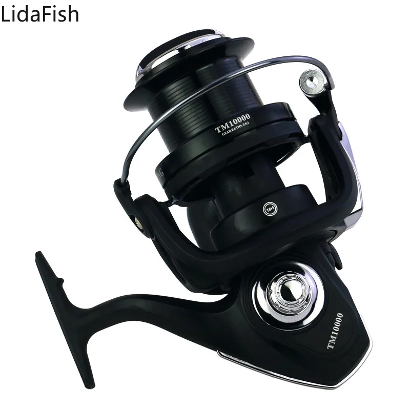 

Aluminum Alloy Spool Handle Carbon Fiber Spinning Reel 8000-12000 Series Long Distant Surfcasting Reel Fishing Tackle
