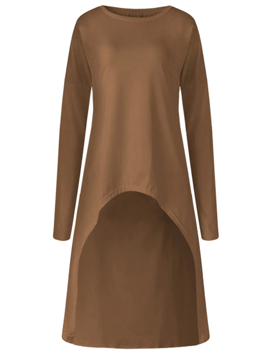 Женские модные однотонные Блузы с длинным рукавом женские повседневные