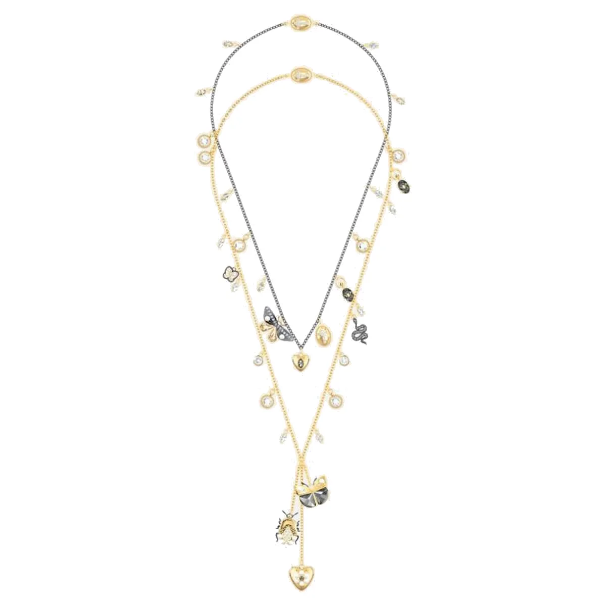 

SWA Fashion Jewelry Luck Goddess Star Butterfly Lucky Charm Horseshoe Cupid Arrow Devil Eye Lady Necklace Romantic Gift