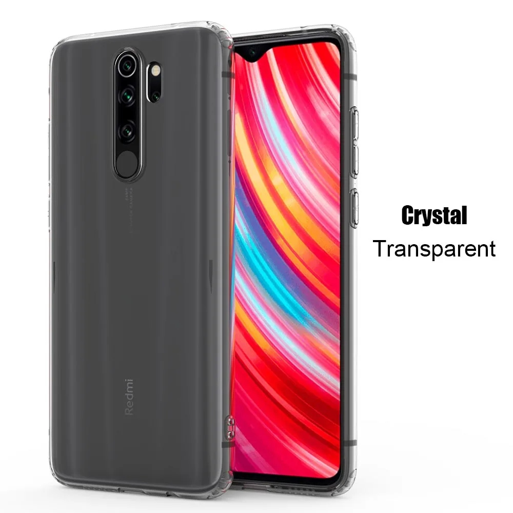 Crystal Transparent Матовый тонкий чехол для Redmi Note 8 Pro 7 6 pro 5 Redmi 7A 8A 6A K20 высококачественный гибкий мобильный чехол для телефона - Цвет: Crystal Transparent