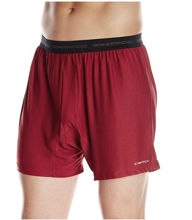 2019 Exofficio нижнее белье мужские боксеры свободное Cueca Homme De Marque черные серые США