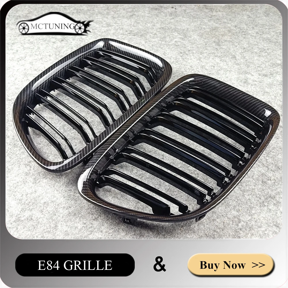 Передняя решетка радиатора для X1 E84 двусторонняя глянцевая M образная 2011