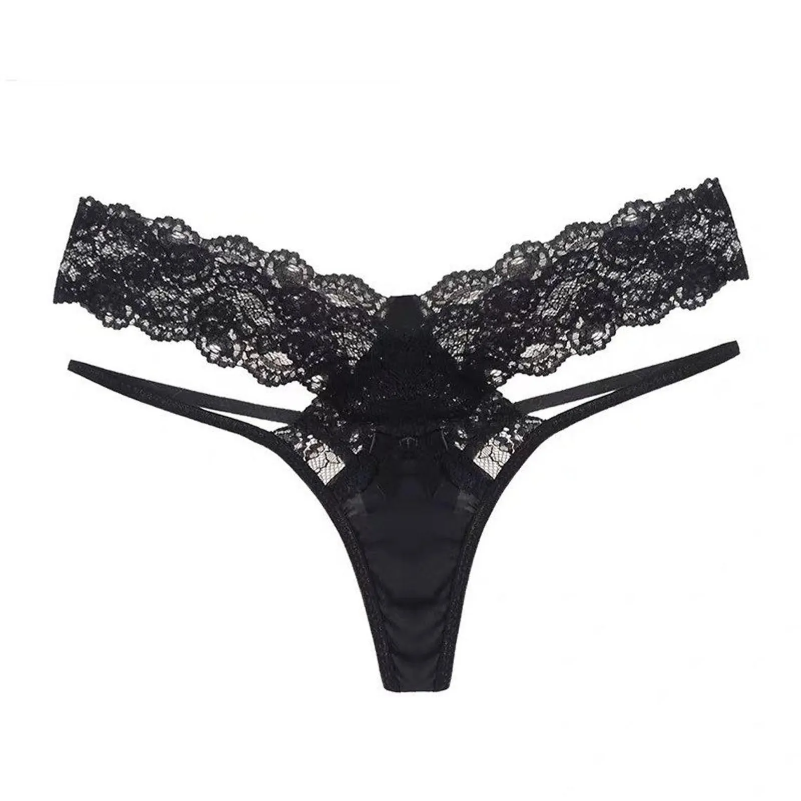 

Lace panties 2021Top Lace Thong Panties T back Lingerie Soft Comfortable Elegant Sexy Nightwear briefs Underpants breech