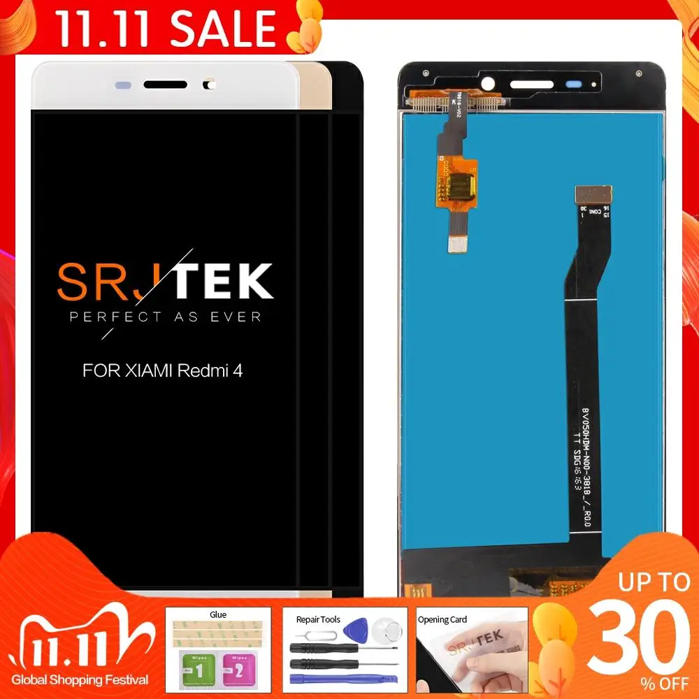 

ЖК-дисплей и дигитайзер сенсорного экрана в сборе для Xiaomi Redmi 4, 5,0 дюйма