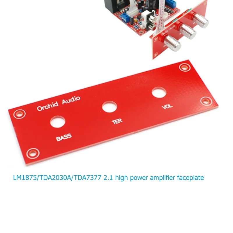 Лицевая панель для TPA3116 NE5532 PT2399 LM1875 TDA2030A LM1036 TDA7377 2 1 каналов усилитель тональная