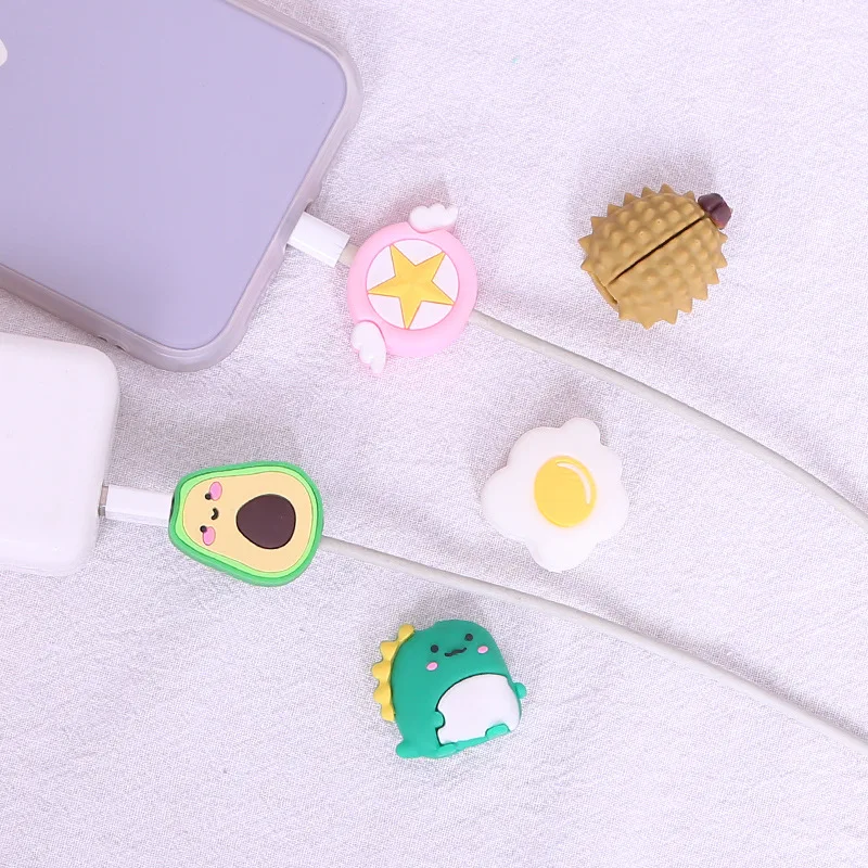 

Cable Protector Winder For USB Charging Data Cable Wire Protection Cover Protect Case Cartoon Cord Protector Cable Organizer