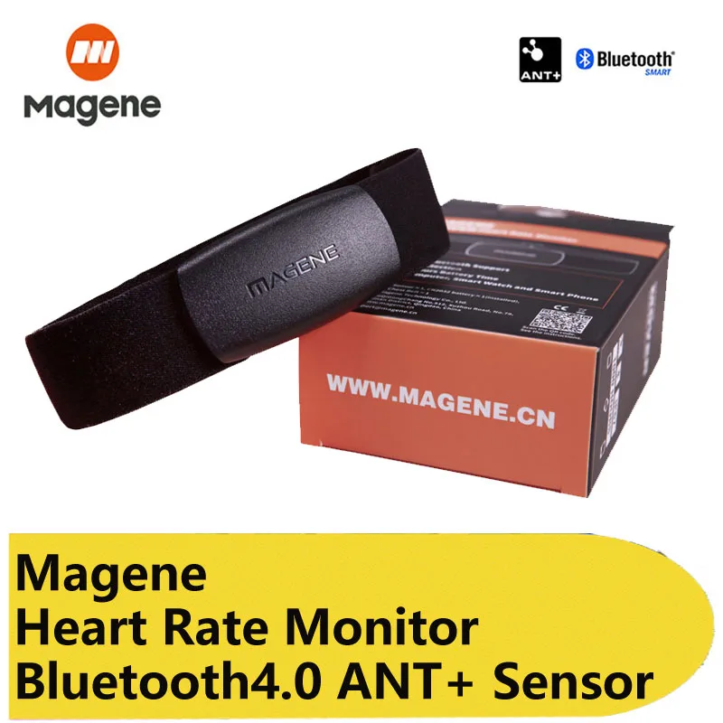 Magene новая модель H64 Bluetooth 4 0 ANT + датчик сердечного ритма совместимый с GARMIN Bryton IGPSPORT