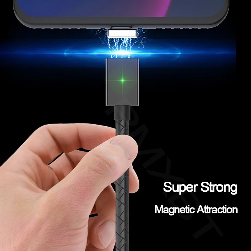 Магнитный кабель для быстрой зарядки и передачи данных 3 А iPhone 11 Samsung S6 Xiaomi|Кабели