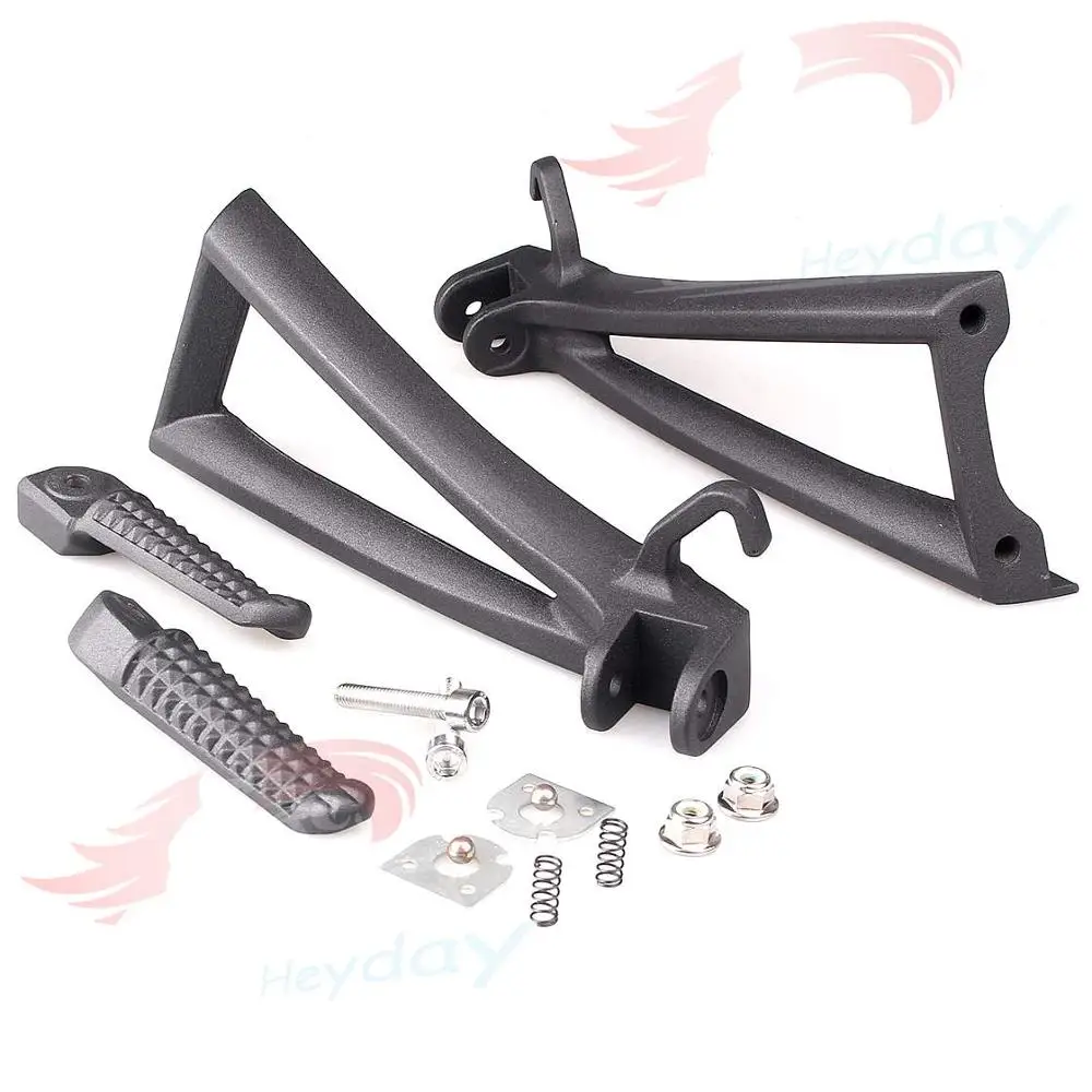 

Motorcycle Black Rear Passenger Foot Peg Footrest & Bracket For YAMAHA YZF-R6 R6S 2006-2011 07 08 09 10