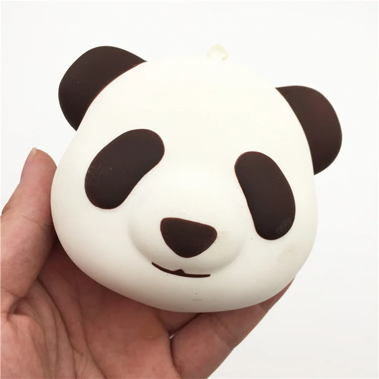 panda Мягкие медленно растущие мягкие игрушки милые Kawaii Jumbo большой розовый единорог мультфильм животных мягкие игрушки Jumbo - Цвет: panda