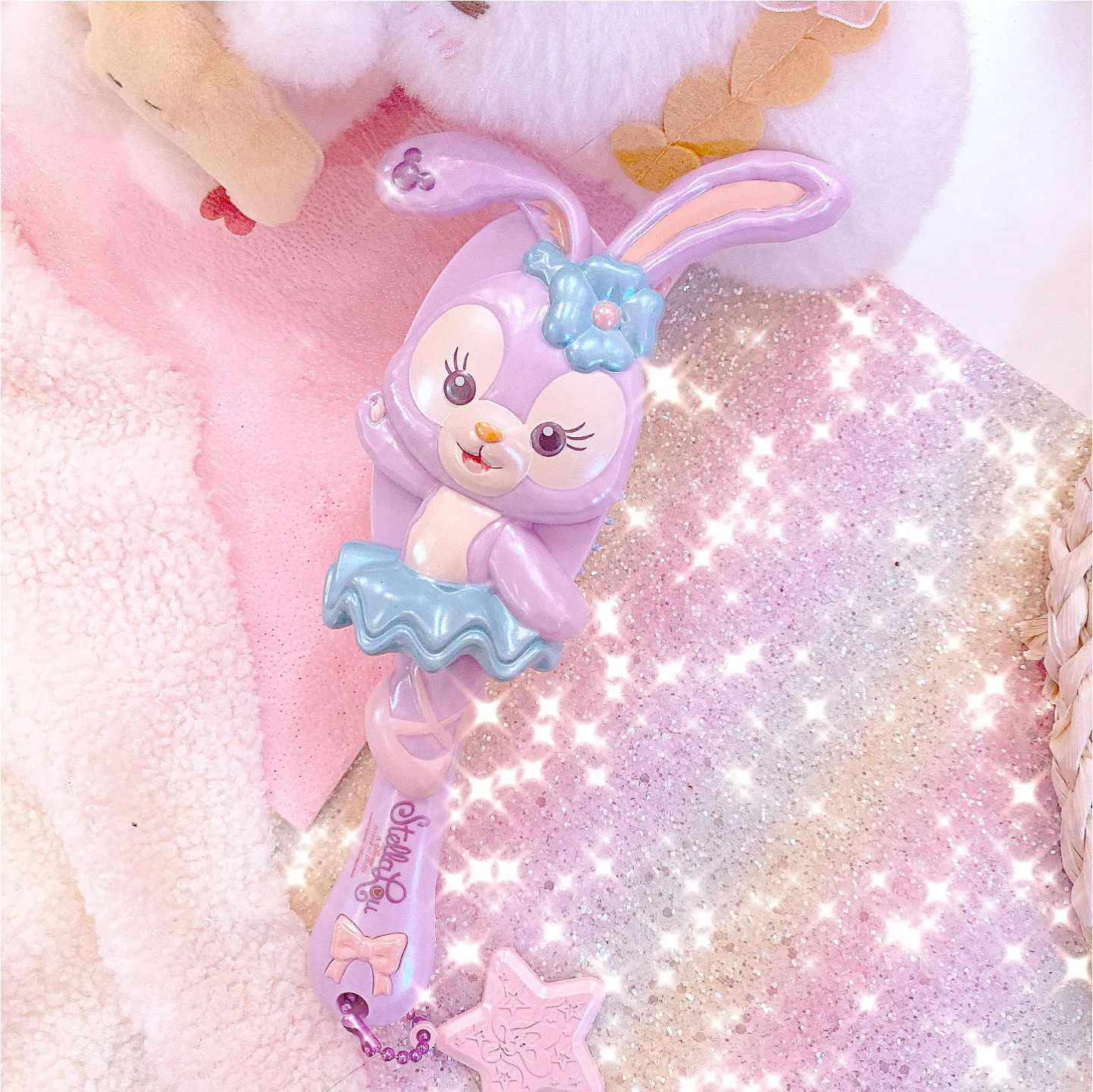 Kawaii Stellalou Rabbit Портативный Творческий расчески с рисунками зверей из мультфильмов