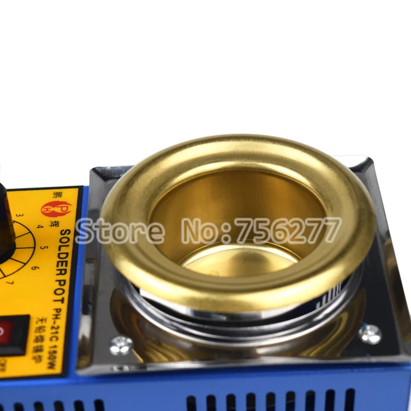 100W 150W 250W 300W Бессвинцовая припойная горшок Пайка и Распайка Ванна Титан пластины 36