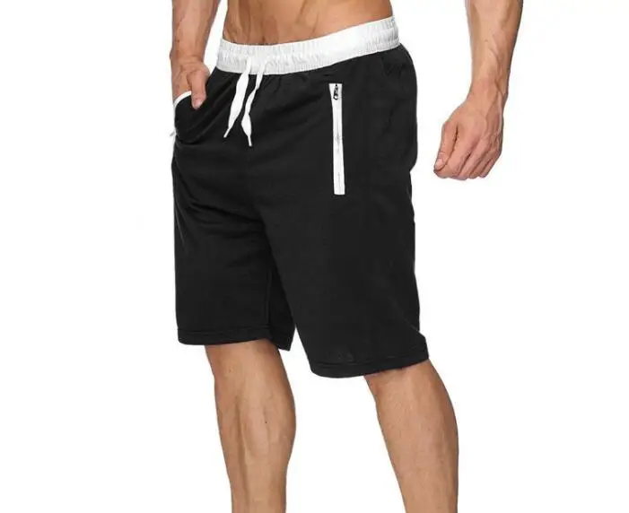 

2019 new summer men's beach pants casual plus size shorts five points sports pants