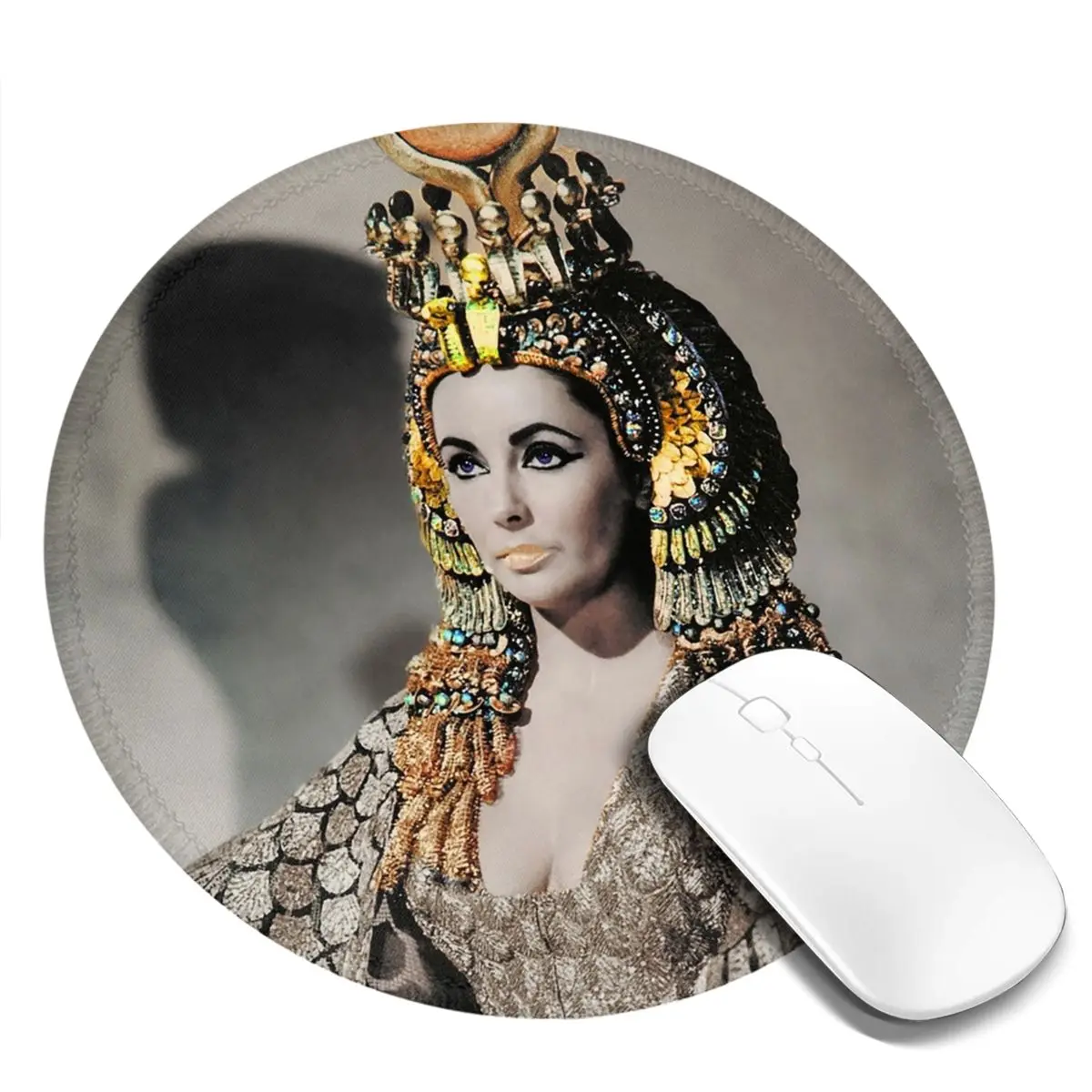 

Liz Mouse Pad Elizabeth Taylor as Cleopatra Rubber Desk Mousepad Anti-Slip Soft Best Picture Mouse Mat