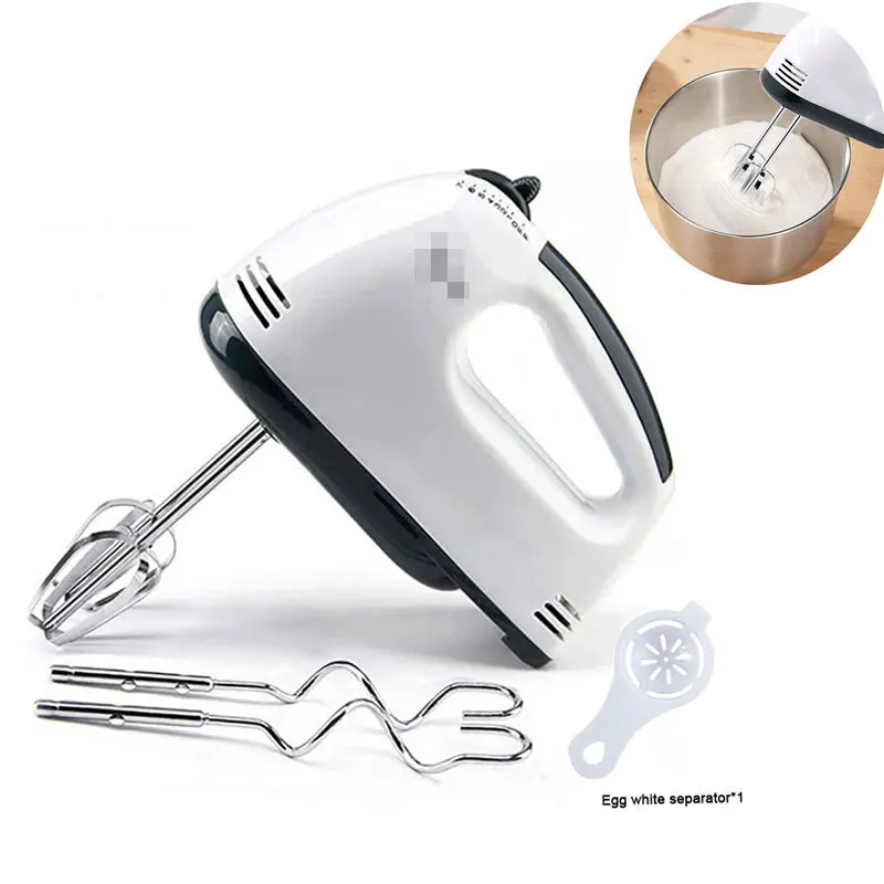 Electric Hand Mixer Kitchen Beater Spiral Whisk Stand Cake Baking Food Blender Egg Beater Cream Dough Hand Electric Mixer