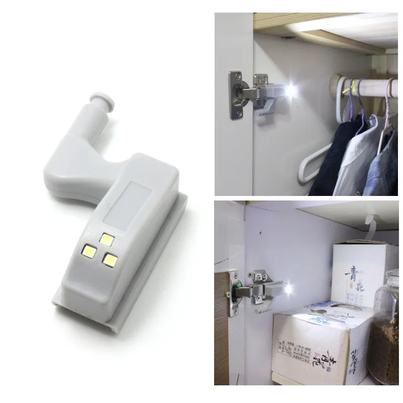 

LED Inner Hinge lamp Under Cabinet Light Universal Wardrobe Light Sensor Led Armario For Cupboard Closet Kitchen Bedroom