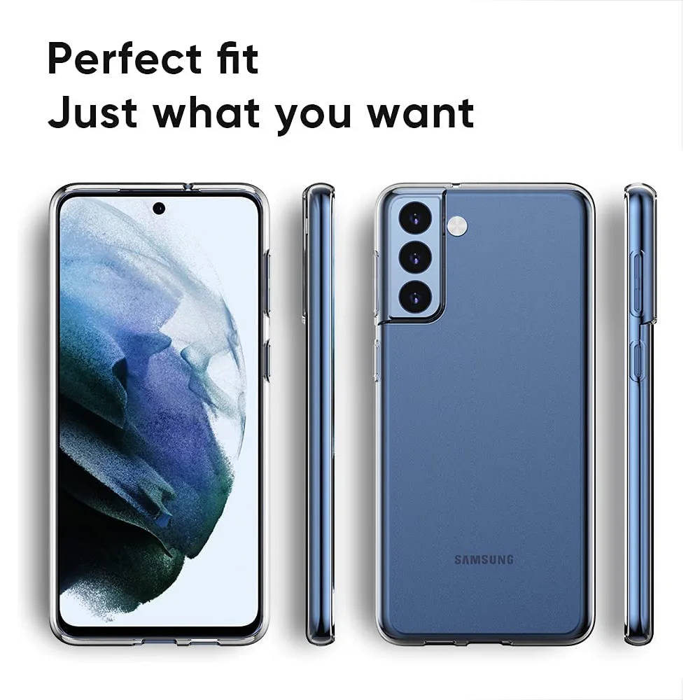 Ультратонкий силиконовый чехол для телефона Samsung Galaxy S21 S20 Fe Ultra S10 S9 S8 Plus Lite мягкий
