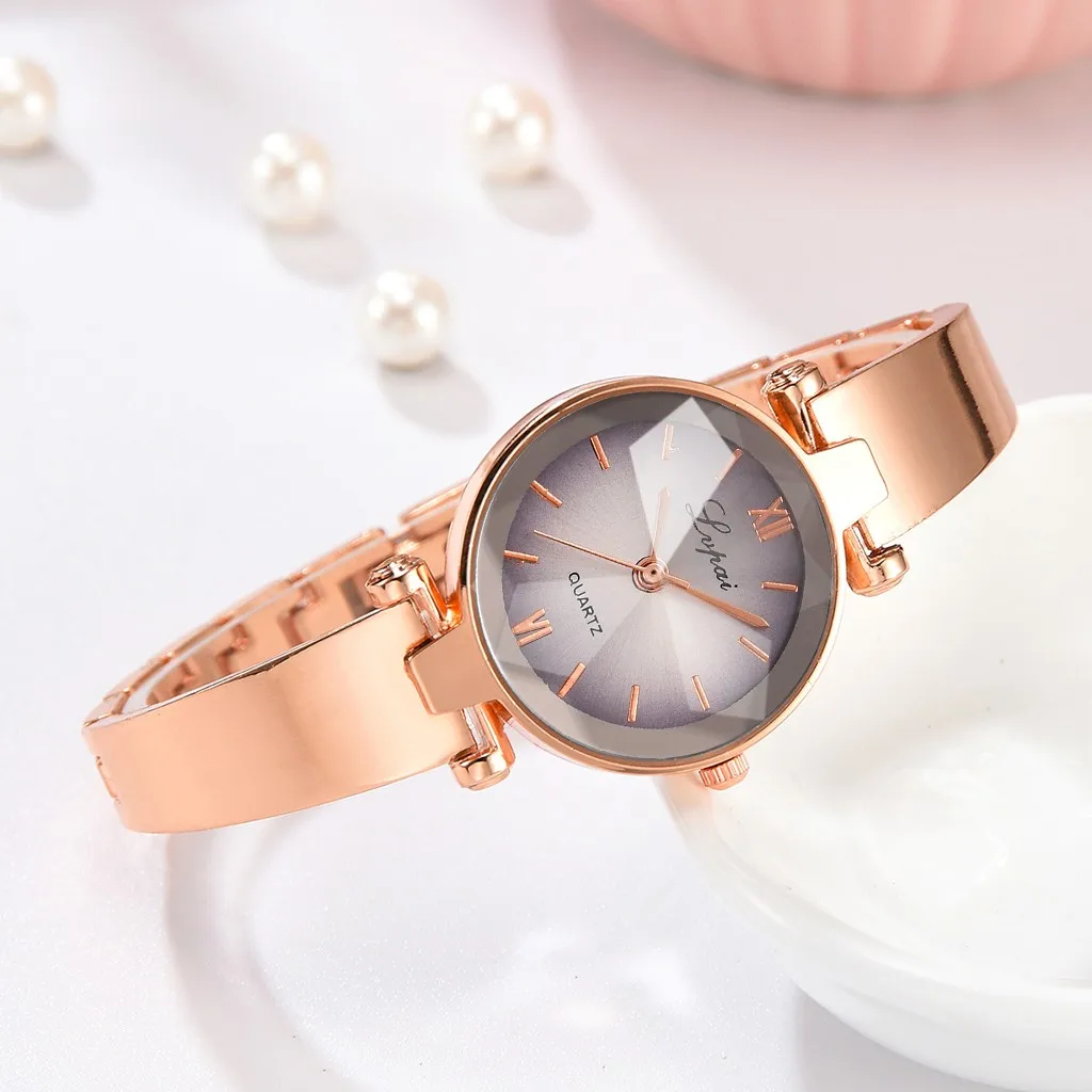 Модные простые женские часы звезда инкрустированные Стразы нержавеющая сталь