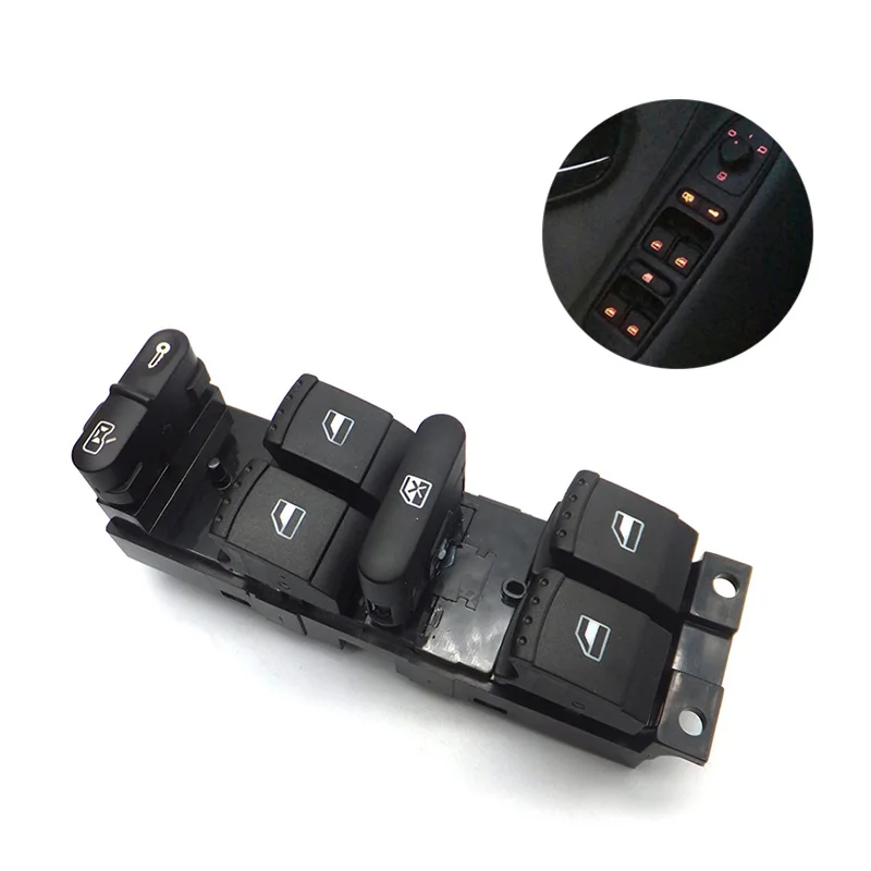 

1J4959857D 1J4 959 857 D ELECTRIC MASTER WINDOW SWITCH MASTER FOR VW GOLF JETTA MK5 6 TIGUAN PASSAT BRAND NEW