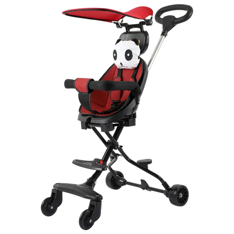 

Baby Stroller Artifact Two-way Lightweight Baby Stroller Folding Trolley 1-5 Years Old High Landscape Walking Baby Artifact