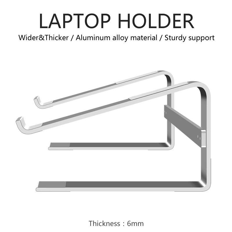 

Laptop Stand for MacBook Pro Notebook Stand All Aluminum Alloy Racks Non-slip Hollow Heat Dissipation stand for a laptop PC