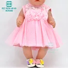 Одежда для куклы, размер 43 см, детская игрушка, кукла для новорожденных и 45 см, американская кукла, розовая форма ВВС, комплект из трех предметов