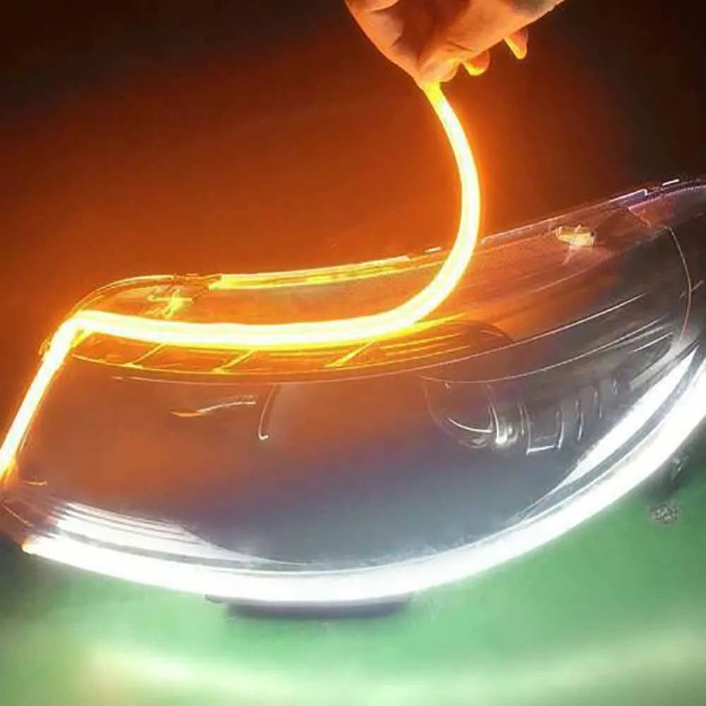 2x на очень тонком каблуке авто DRL светодиодный Габаритные огни белый переднего