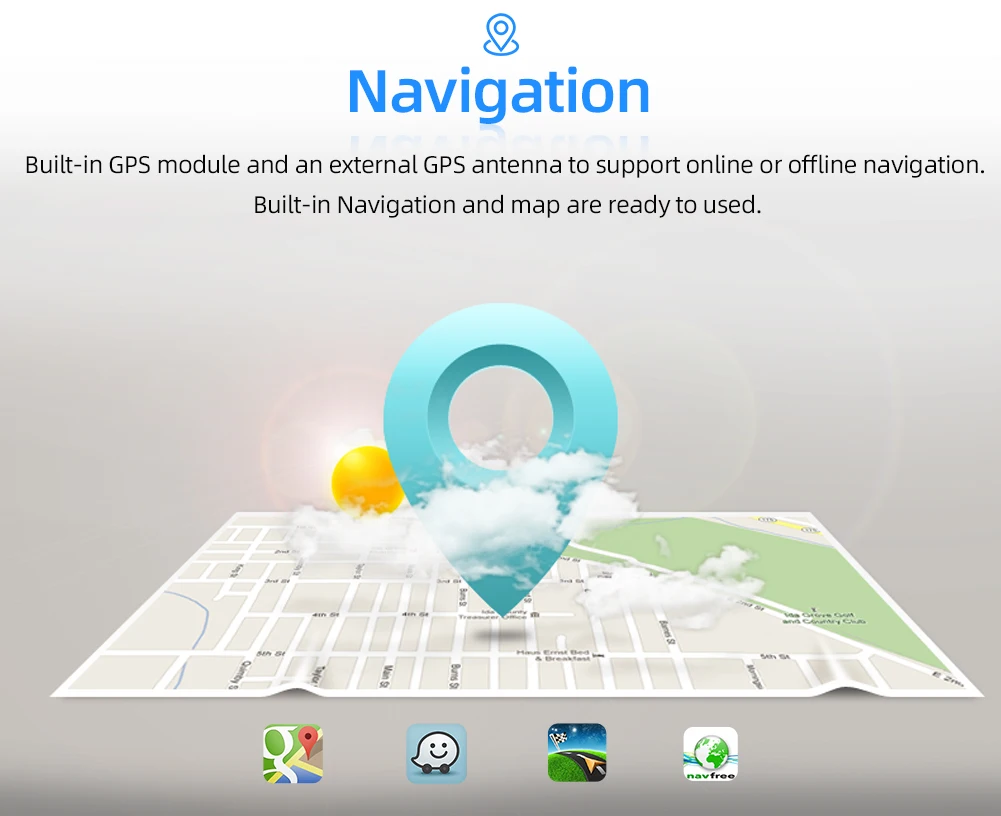 Автомобильный dvd-плеер проигрыватель на Android 10 0 4 Гб ОЗУ 64 ПЗУ с gps Навигатором