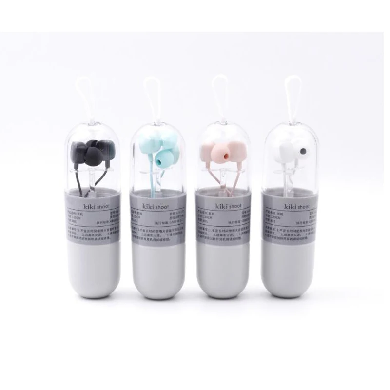 3 5 мм наушники карамельного цвета Милая таблетка в форме вкладыши стерео с