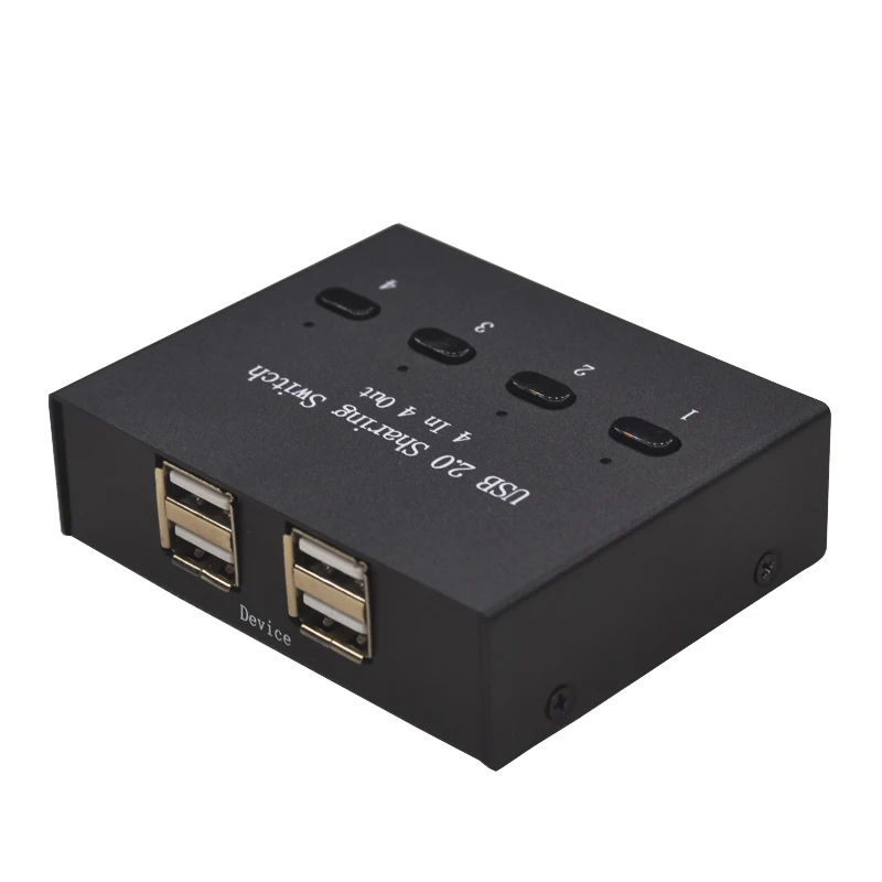 4 порта usb обмена переключатель устройства 4 в 4 Компьютер Обмен коврик для мыши и клавиатуры принтер GSM SMS Используйте вместе 4 usb-устройства