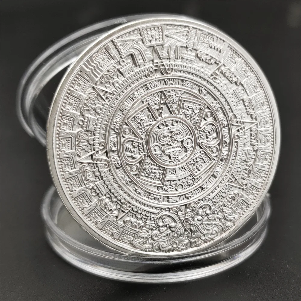 

Mexico Coin America Medal Commemorative Badge One Troy Ounce 999 Fine Silver Copy Non-currency