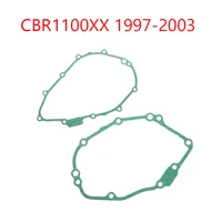 motorcycle engine left right crankcase cover gasket for honda cbr1100xx 1997 2003 cbr 1100xx 11392 mat 000 11391 mat 000