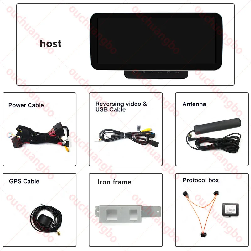 

Ouchuangb Qualcomm GPS navi autoradio For 12.3 inch Q7 Q7L 2005-2015 car radio audio carplay Video player Blu ray