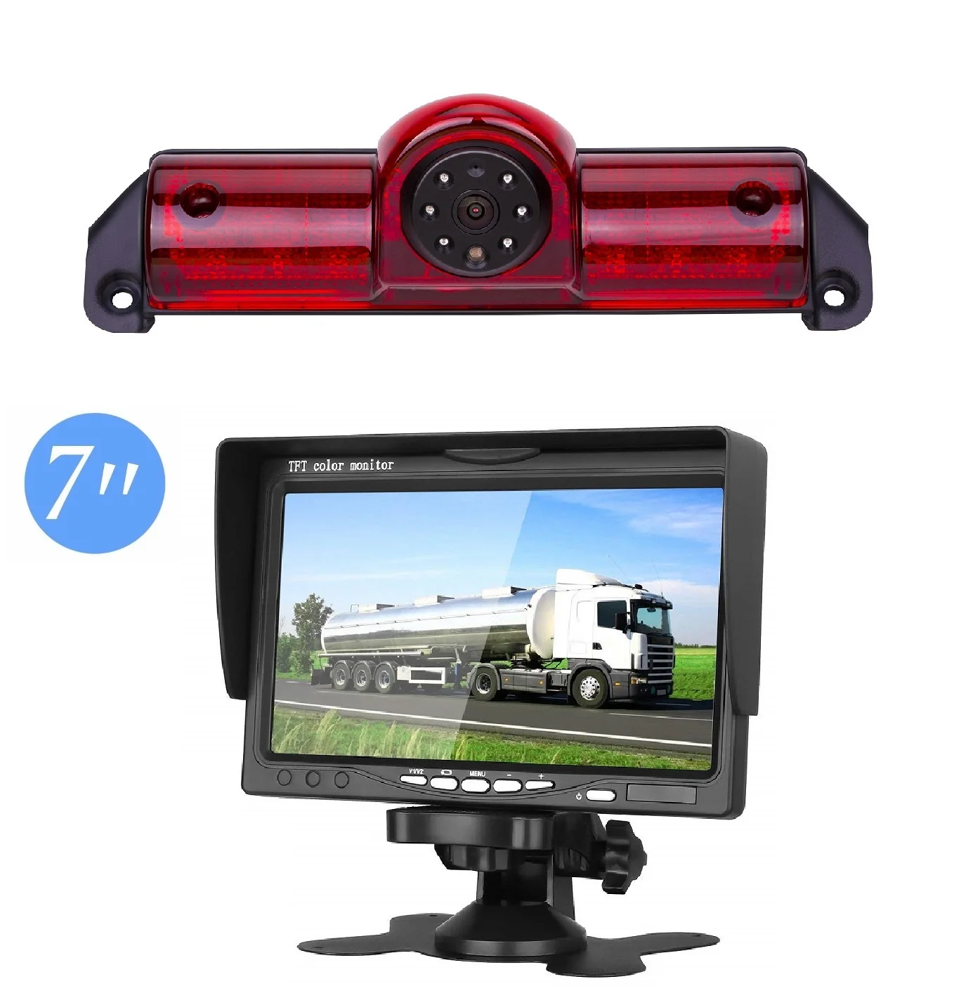 Камера заднего вида HD 3rd с Стоп светильник и углом поворота 170 ° для грузового