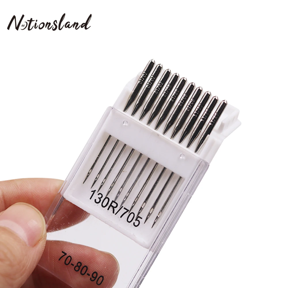 10/набор серебряных игл для швейной машины шариковая головка 70/10 80/12 90/14 джинсы и