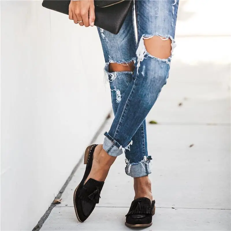 CYSINCOS/женские лоферы на плоской подошве Повседневная обувь без застежки балетки