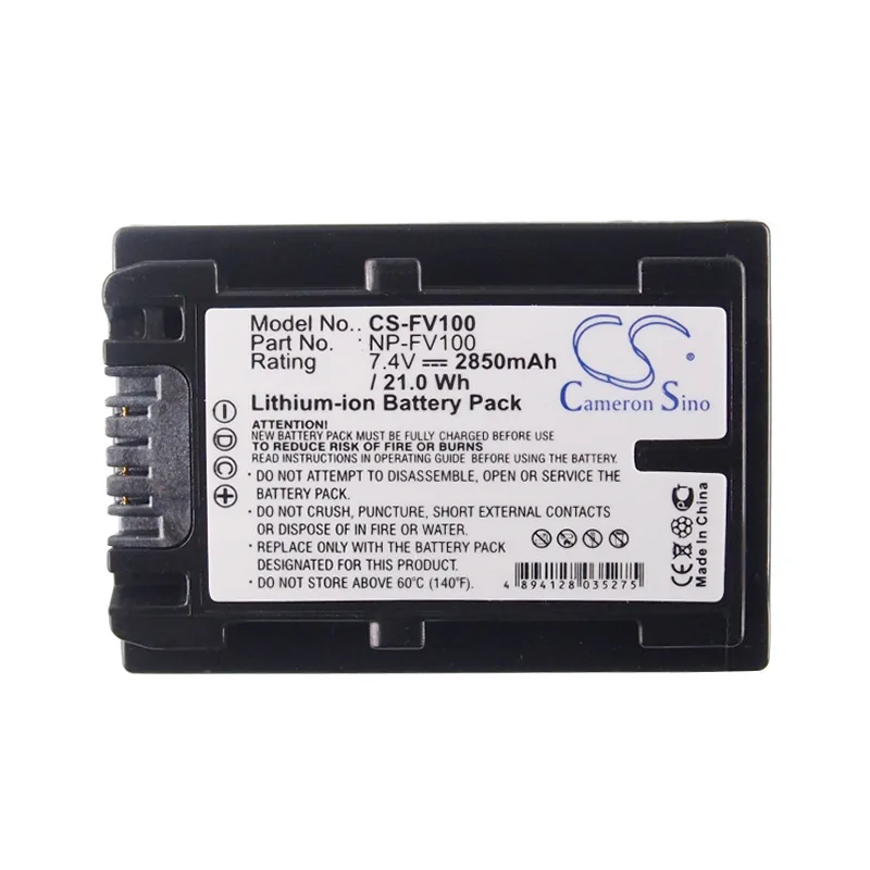

CameronSino for SONY DCR-SR100 DCR-SR300 DCR-SR60 DCR-SR62 DCR-SR68 HDR-TG3E HDR-TG5 HDR-TG5/E HDR-UX5 HDR-UX7 HDR-XR150 battery