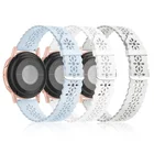Женский кружевной ремешок для Samsung Galaxy Watch 3 4Active 2, тонкий силиконовый ремешок для наручных часов Galaxy Watch 42 46 44 40 41 мм